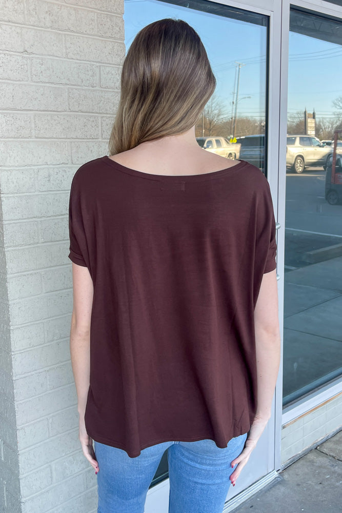 Short Sleeve Piko Top - Bistre – Piko Clothing