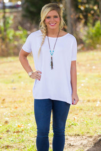 Short Sleeve Piko Top - White - Piko Clothing