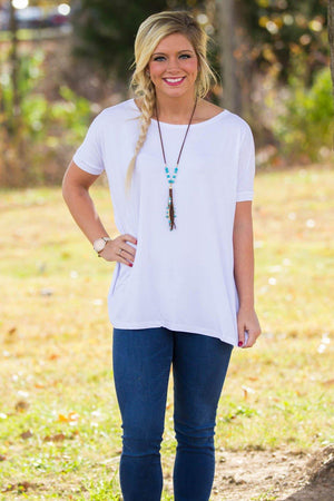 Short Sleeve Piko Top - White - Piko Clothing