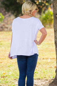 Short Sleeve Piko Top - White - Piko Clothing