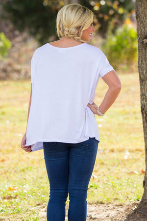 Short Sleeve Piko Top - White - Piko Clothing