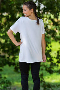 Short Sleeve Off White Piko Tee By Piko 1988