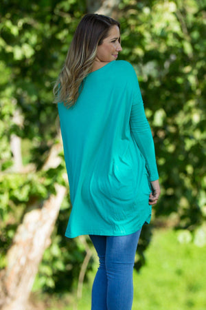Long Sleeve Piko Tunic - Light Green - Piko Clothing