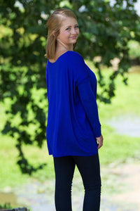 Long Sleeve Piko Top - Violet - Piko Clothing