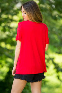 Red Piko Tee By Piko1988