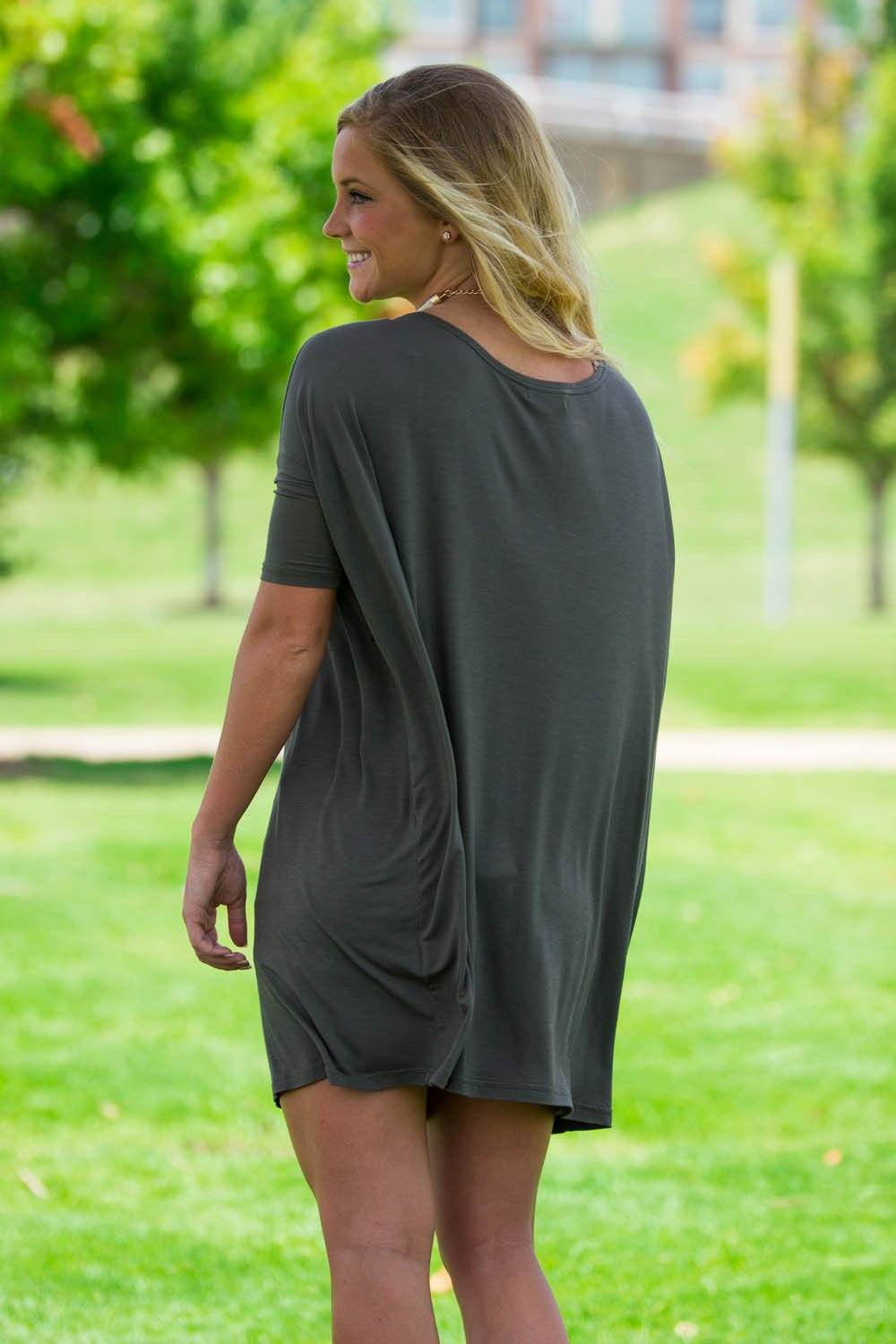 Half Sleeve Piko Tunic - Army - Piko Clothing